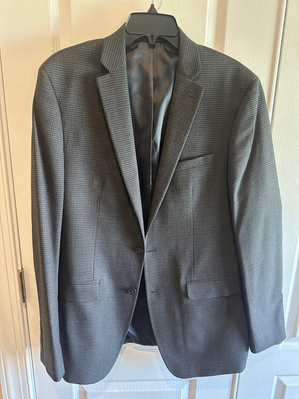 Van Heusen Charcoal Micro-Check Sport Coat Blazer